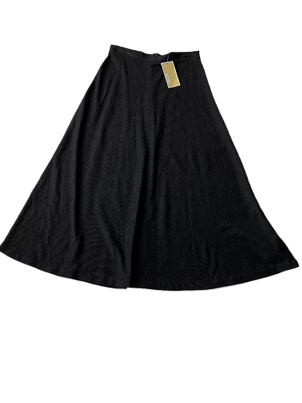 MICHAEL Michael Kors Wool Blend Midi Skirt Black US 4